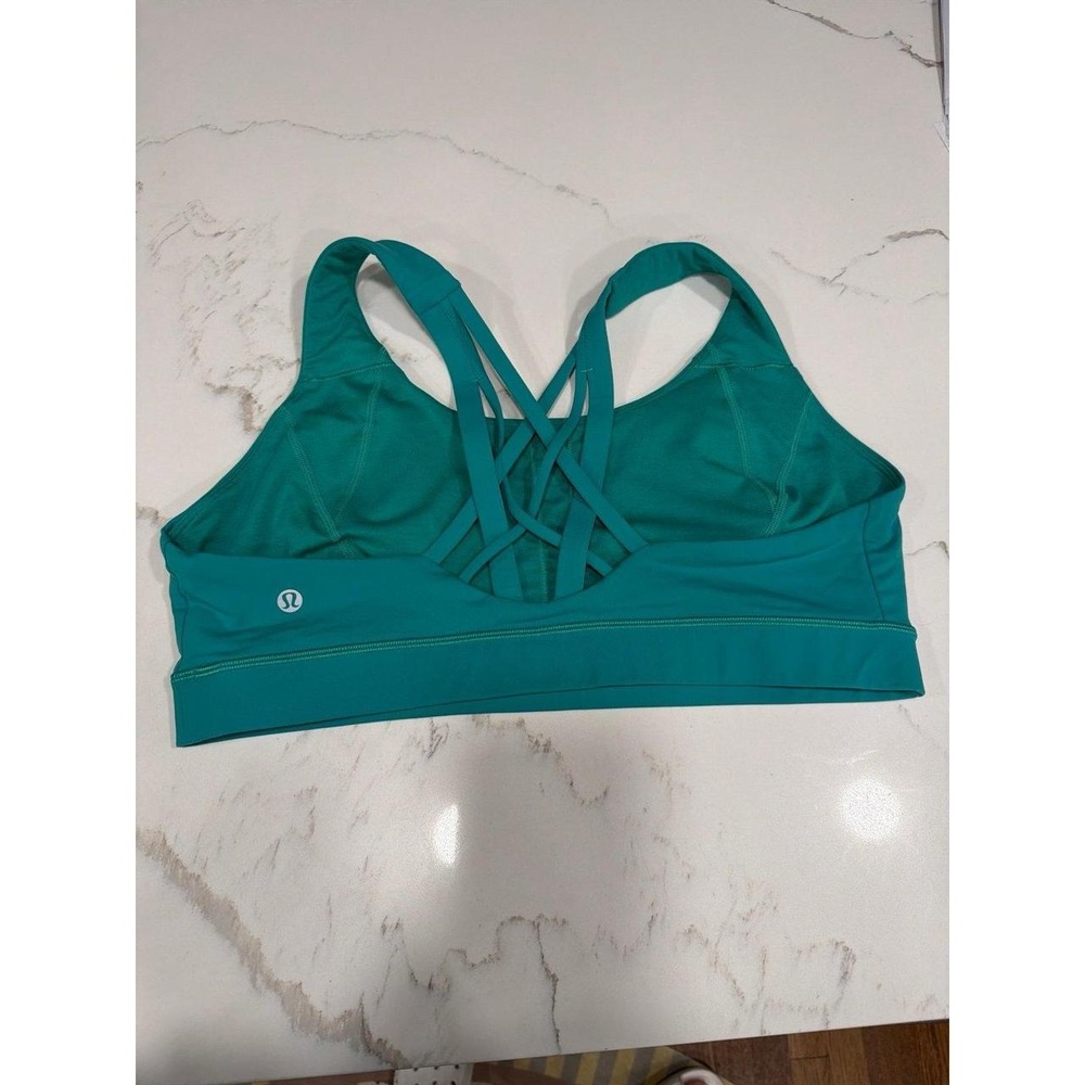 Lululemon Energy Bra teal women's 14